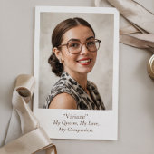 モダン誕生日写真 カード