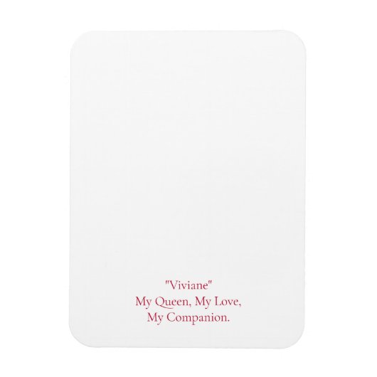 モダン誕生日写真 マグネット (縦)