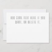 モダン誕生日4フォトコラージュパーソナライズされたCad (裏面)