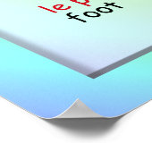 モダン語、フランスの体の一部 ポスター (角)