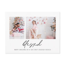 モダン賛美2枚の写真スクリプトクリスマス