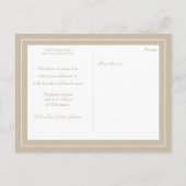 モダン賛美Tyopgrahy Holiday Photo ポストカード (裏面)