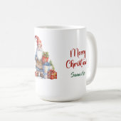 モダン贈り物と北欧クリスマス格言 コーヒーマグカップ (正面右)