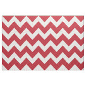 モダン赤と白山ストライプ形 ファブリック (ファットクウォーター)