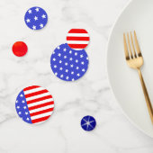 モダン赤白青アメリカ国旗の表紙吹雪 コンフェッティ (グループ)