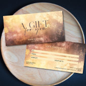 モダン赤面ほこりっぽい証明書ギフトカード