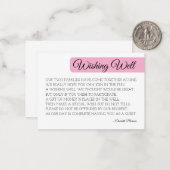 モダン赤面ウィングウェルカードテンプレート – ミニマリ ノートカード (正面/裏面インサイチュ)