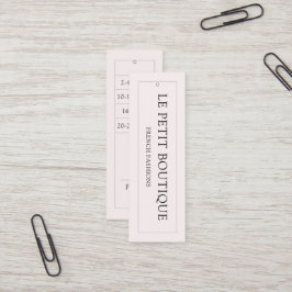 モダン赤面サイズぶら下がった表の価格ラベル スキニー名刺