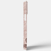 モダン赤面バラ金ゴールドグリッターラグジュアリーフローラ Case-Mate iPhoneケース (裏面 / 右)