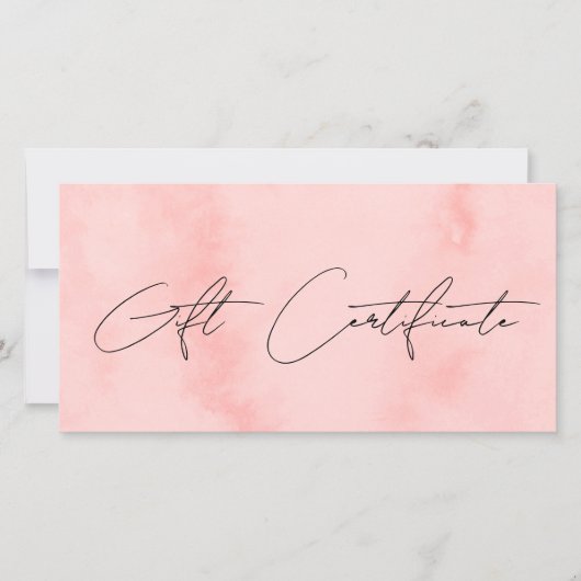 モダン赤面ピンクウォーターカラーメイクアップ&ヘア (正面)