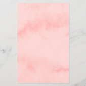 モダン赤面ピンクウォーターカラーメイクアップ&ヘア チラシ (裏面)