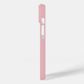 モダン赤面ピンクフローラクレストモノグラム Case-Mate iPhoneケース (裏面 / 左)