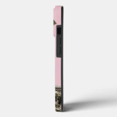 モダン赤面ピンクモノグラム数々の写真 Case-Mate iPhoneケース (裏面 / 左)