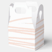 モダン赤面ピンクラインズ抽象芸術アート フェイバーボックス (オープン)