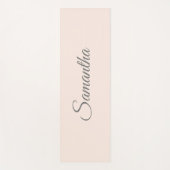 モダン赤面ピンク名ヨガマット ヨガマット (正面)