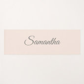 モダン赤面ピンク名ヨガマット ヨガマット (正面(横))