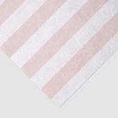 モダン赤面ピンク白ストライプガーリーエレガント! 薄葉紙 (詳細)