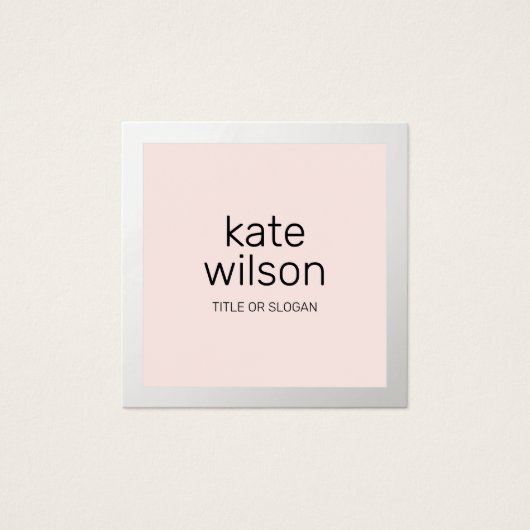 モダン赤面ピンク美しいプロフェッショナル (正面)