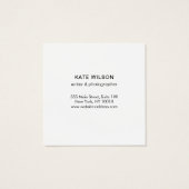 モダン赤面ピンク美しいプロフェッショナル (裏面)