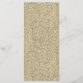 モダン赤面ピンク金ゴールドグリッターガウンキンセアニェラ メニュー (裏面)