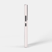 モダン赤面ピンク金ゴールドスクリプトモノグラム SAMSUNG GALAXYケース (右側面)