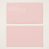 モダン赤面ピ結婚ンクの知恵 (正面&裏面)