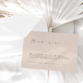 モダン赤面ピ結婚ンクの詳細エンクロージャカード 招待状