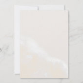 モダン赤面フローラ |シンプルカジュアル大理石結婚の 招待状 (裏面)