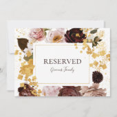 モダン赤面フローラ |予約済み記号 (正面)