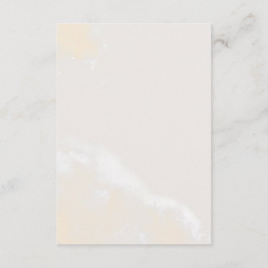 モダン赤面フローラ |海軍のイベント日程 エンクロージャーカード (裏面)