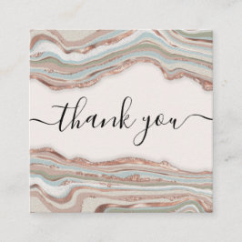 モダン赤面感謝していはご注文に スクエア名刺