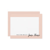 モダン赤面縁ど ノートカード (正面/裏面インサイチュ)