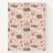 モダン赤面茶パーティー ノートブック (裏面)