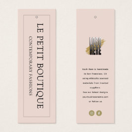 モダン赤面衣料品店つるラベル