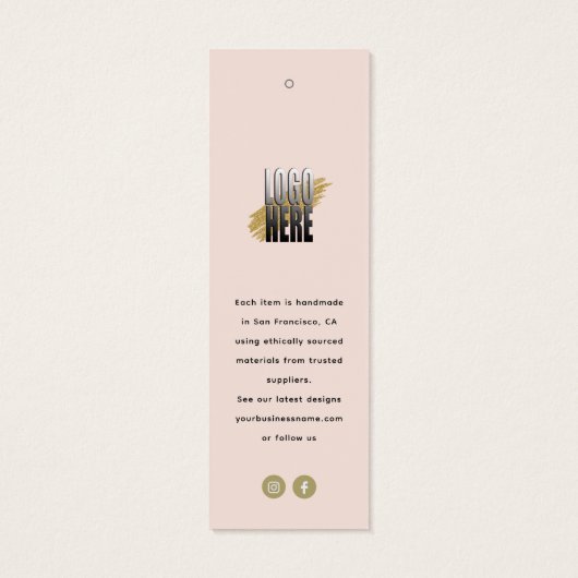 モダン赤面衣料品店つるラベル (裏面)