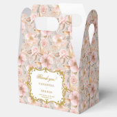 モダン赤面金ゴールド結婚式の引き出物ボックスカスタム文字 フェイバーボックス (オープン)