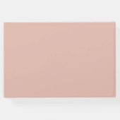 モダン赤面&ホワイトデイジーズ結婚ゲストブック ゲストブック (裏面)