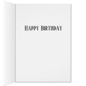 モダン走行距離計グリーティングカード (内側 (右))