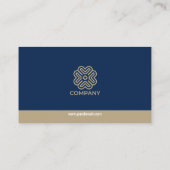 モダン起業家、CEOおよび創業者 名刺 (裏面)