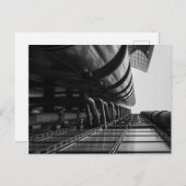 モダン超高層ビル塔 ポストカード (正面/裏面)