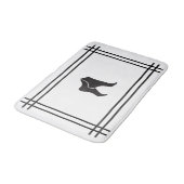 モダン足インスパイア浴場 バスマット (アングル)