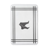 モダン足インスパイア浴場 バスマット (正面縦)