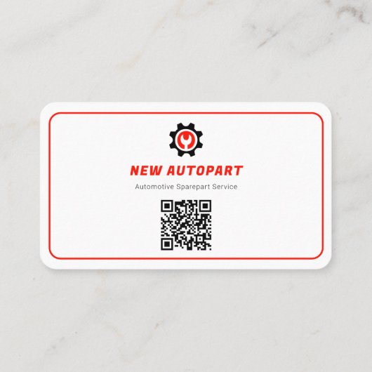 モダン車の部 |白 名刺 (裏面)