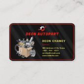 モダン車の部 |黒 名刺 (正面)