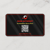 モダン車の部 |黒 名刺 (裏面)