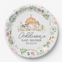 モダン農園紙プレート