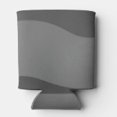 モダン迷彩柄デザイン名前をカスタムするクールクーラーボックス 缶クーラー (裏面)