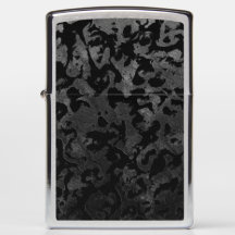 モダン迷彩柄 – 黒と濃い灰色 – カモフラージュ