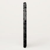 モダン迷彩柄 – 黒と濃い灰色 – カモフラージュ Case-Mate iPhoneケース (裏面/左)