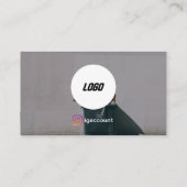 モダン迷惑メールの削除 名刺 (裏面)